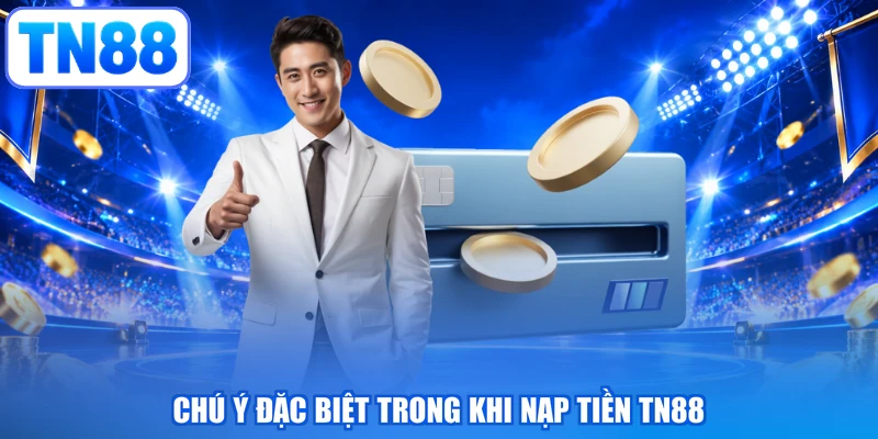 Chú ý đặc biệt trong khi nạp tiền TN88