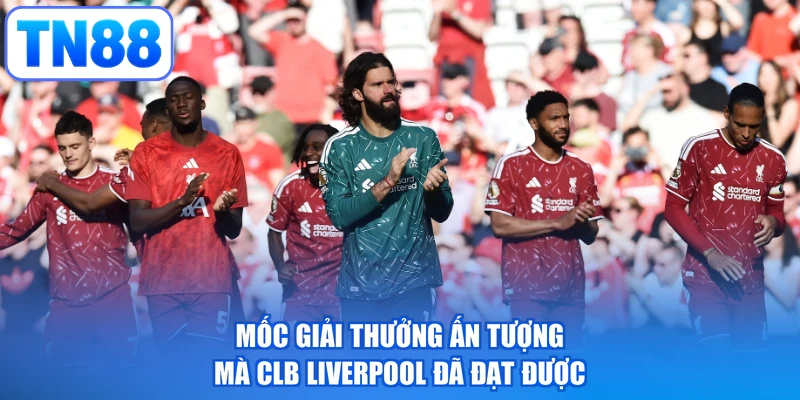 Mốc giải thưởng ấn tượng mà CLB Liverpool đã đạt được