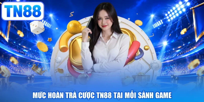 Mức hoàn trả cược TN88 tại mỗi sảnh game