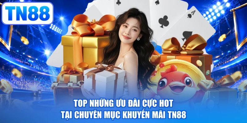 Top những ưu đãi cực hot tại chuyên mục khuyến mãi TN88