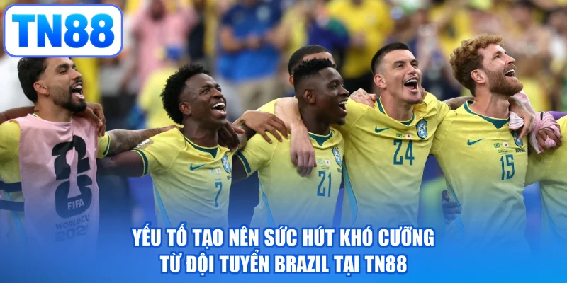 Yếu tố tạo nên sức hút khó cưỡng từ đội tuyển Brazil tại TN88